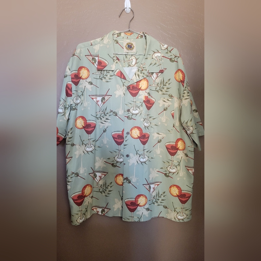 Pusser's West Indies Men's Martini Hawaiian Shirt